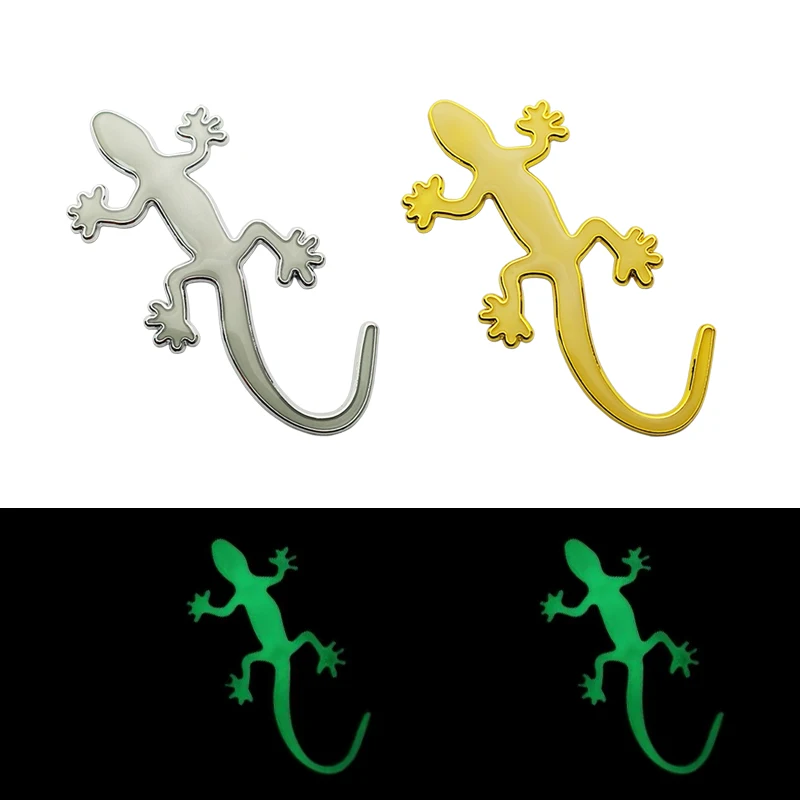 

3D Metal Car Safety Warning Gecko Luminous Emblem Trunk Sticker For Audi Sline A4 A3 A1 A5 A6 A7 B6 B7 B5 Q3 Q5 Q7 Quattro TT S3