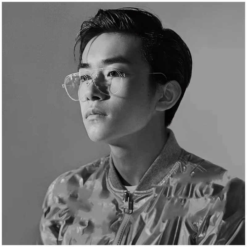 Оправа для очков от близорукости титановая без винтов 6547 | Аксессуары одежды