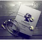 YINMAN 150 Ом Hi-Fi высокое сопротивление в ухо наушники 150ohm вкладыши с плоским носком разъем беруши Hi-Fi наушники типа капли лимит