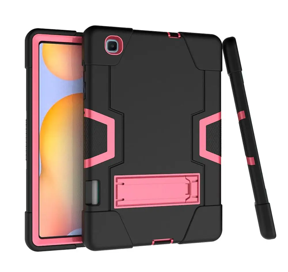 

For Samsung Galaxy Tab S6 Lite 10.4" 2020 SM-P610 SM-P615 Tablet Armor Shockproof Hybrid Protective Stand Cover Case