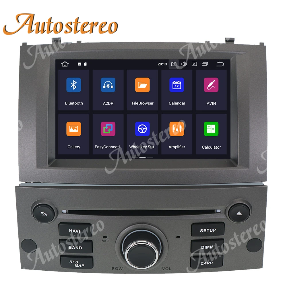 Android 10 0 4G автомобильный радиоприемник GPS-навигация для Peugeot 407 2004-2010 DVD