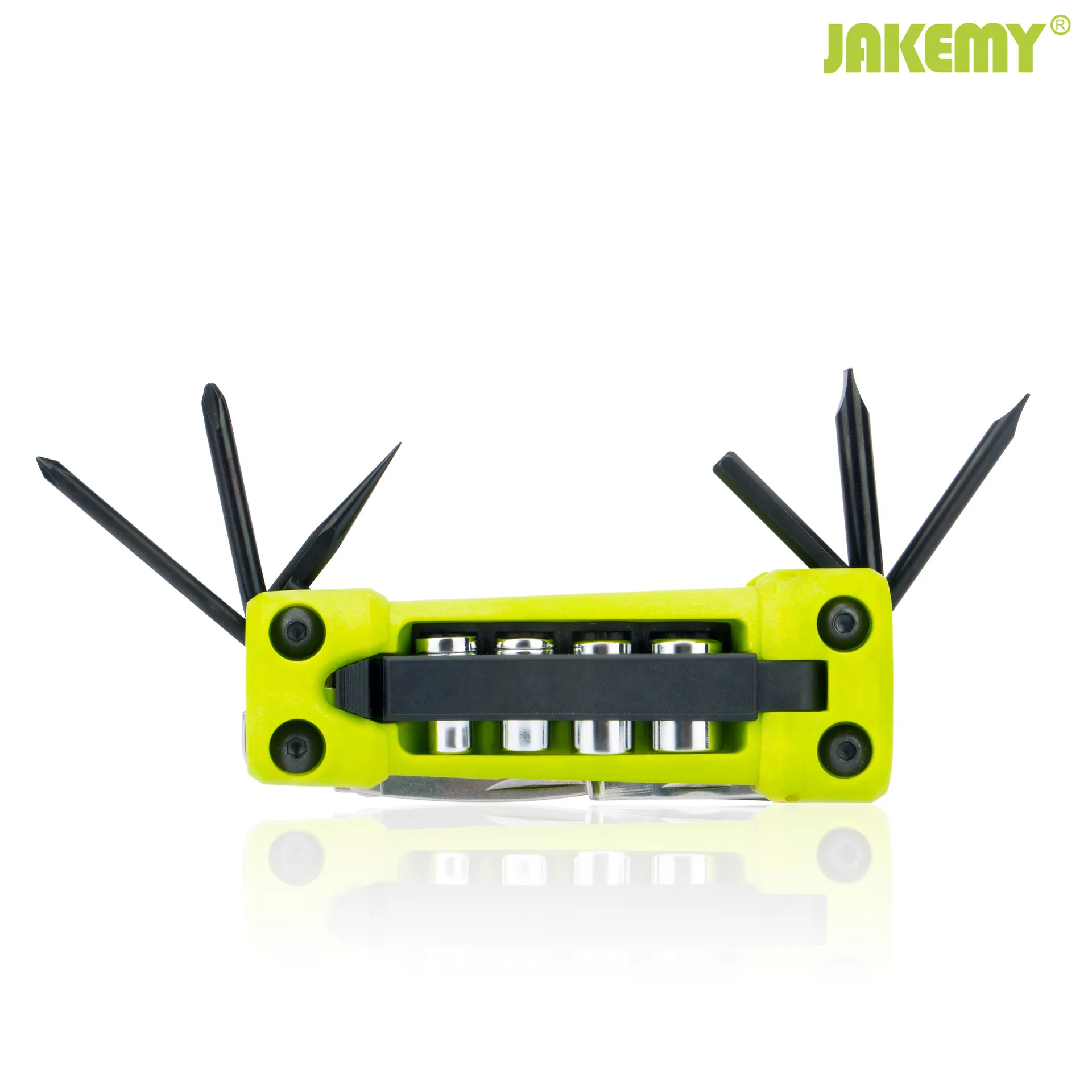 Складной Многофункциональный винтовой нож JAKEMY PJ-1004 для открывания бутылок 17 в 1 |