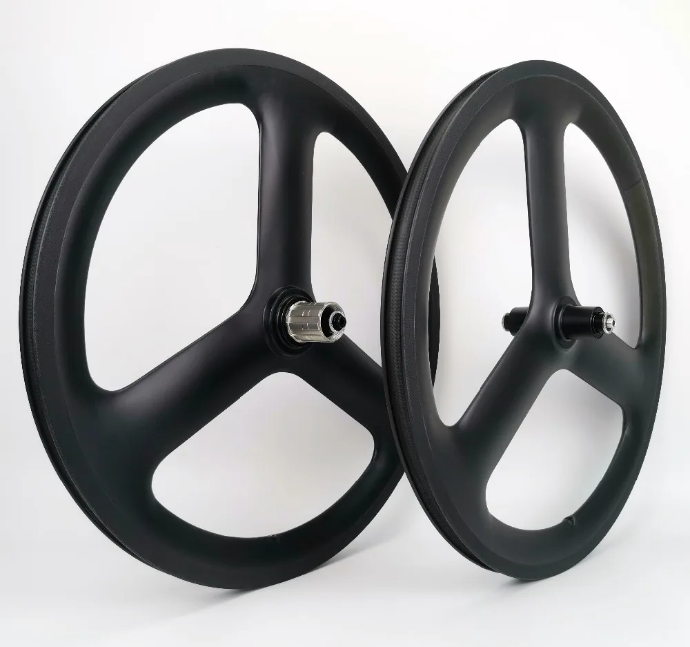 20-дюймовые 3-карбоновые колеса со спицами 41 мм Глубина 22 5 ширина фиксированная