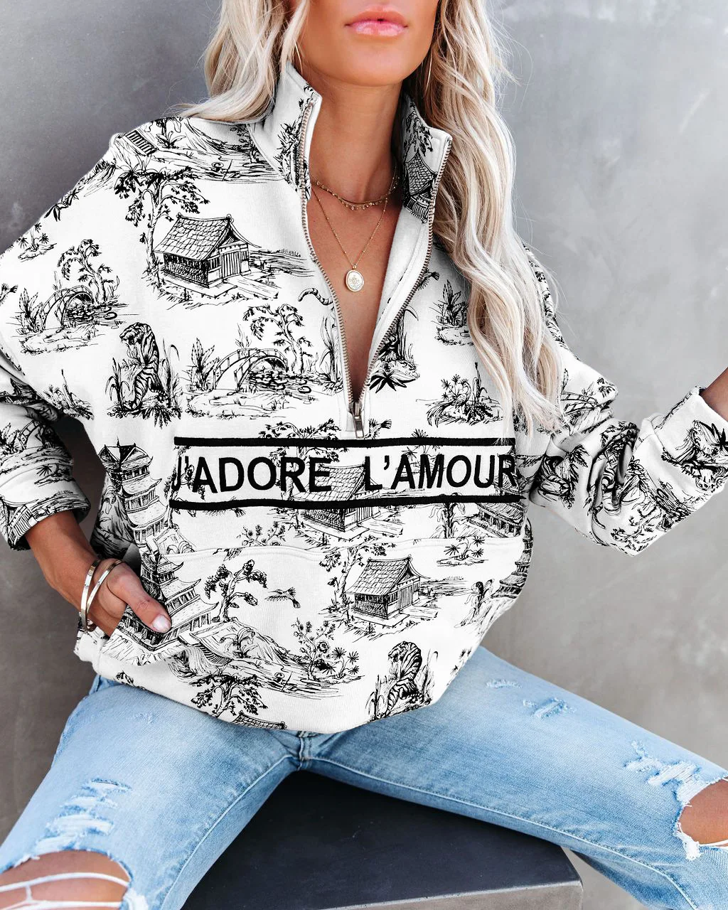 

Autumn 2021 Hoodies Women Fashion Print Letter Hooded Pullover High Street Wear Long Sleeve Mujer De Moda Tops Casual Loose