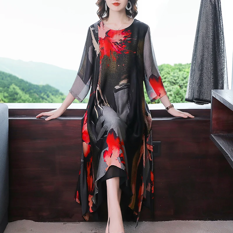 Специальные прямые продажи 2020 летнее Новое повседневное свободное шифоновое