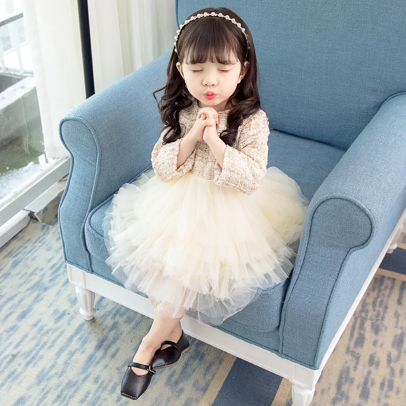 Baby Princess Dress For Girls Birthday Party baptism Layered Children Lace Tulle Girl Kids Costume 1-5T | Детская одежда и обувь