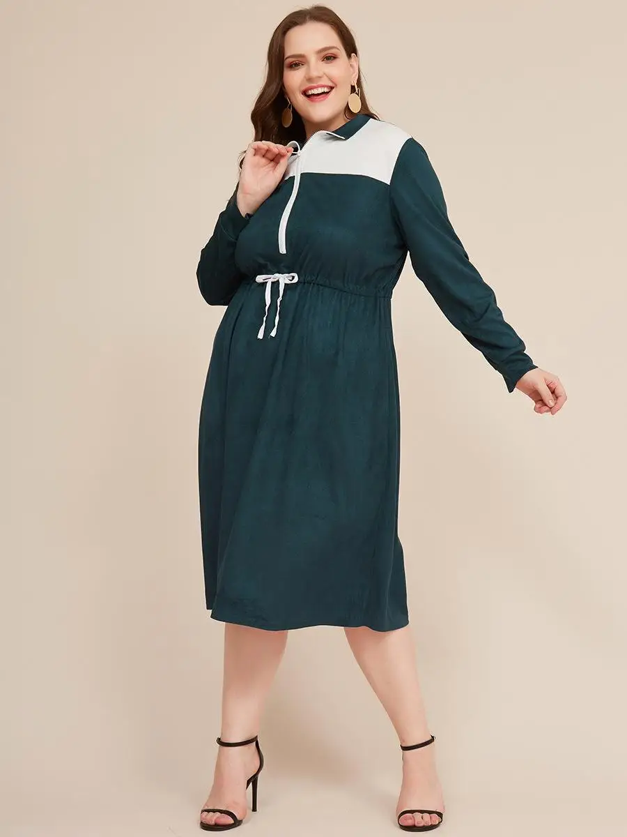 5XL 6XL, осень, женское платье большого размера, повседневное, из кусков, для женщин, зима, плюс размер, s, платье на молнии, для девушек, для офиса, вечерние, облегающее платье