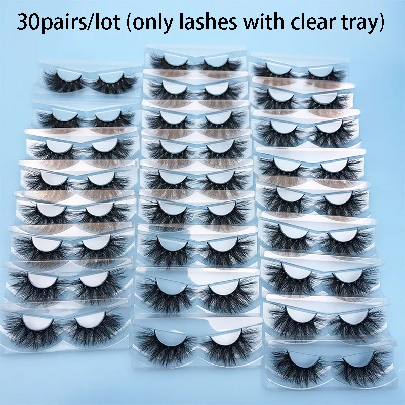 

30 Pairs Wholesale Mink lashes MIKIWI Eyelashes no box 24 styles cruelty free mink lash 3D Mink Lashes Handmade Dramatic Lashes