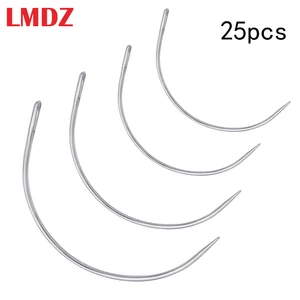Изогнутые иглы LMDZ для швейные иглы ручные матраса, 25 шт.