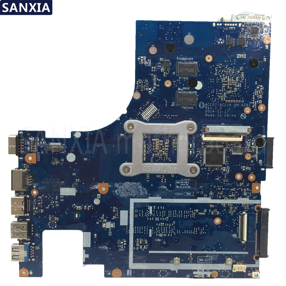 KEFU ACLU7/ACLU8 NM-A291 материнская плата для ноутбука Lenovo G40-75 Z40-75 G40-75M оригинальная A10-7300