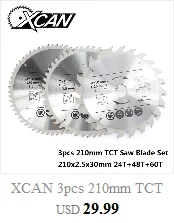 XCAN 1 шт. Диаметр 250-300 мм 28/40/60/80T циркулярная пила по дереву лезвие mulitpurpose TCT твердосплавный пильный диск