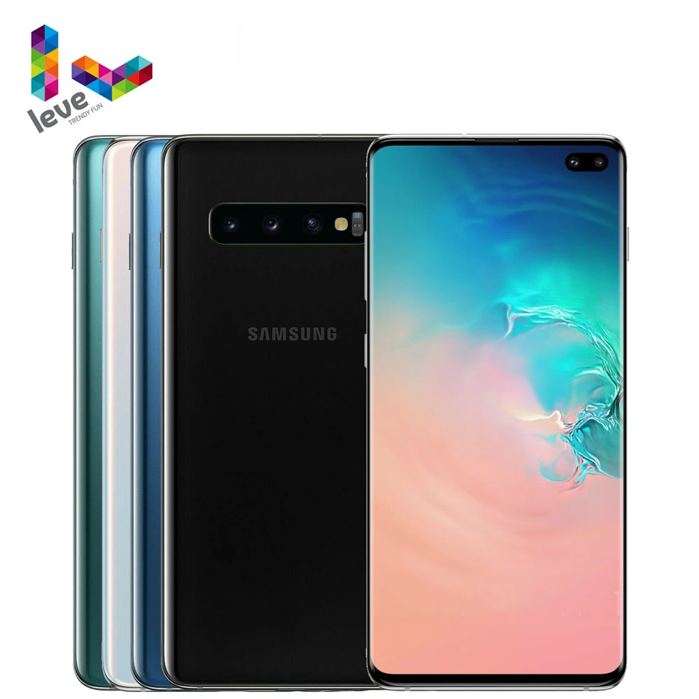 Samsung Galaxy S10 + большие американские версия G975U G975U1 мобильный телефон 6 4 &quot8 Гб