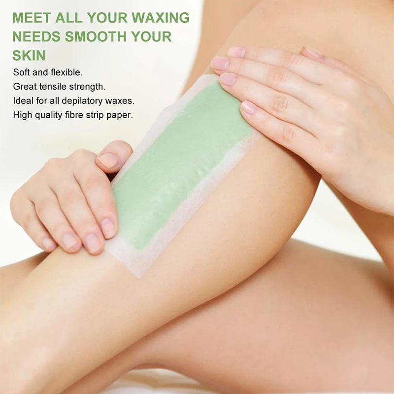 60 шт. бумага для восковой ленты полоски удаления волос двухсторонние бумаги с