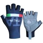 2021 Новые итальянские велосипедные перчатки с полупальцами для мужчин и женщин, летние спортивные ударопрочные велосипедные перчатки, 3D гелевые подкладки