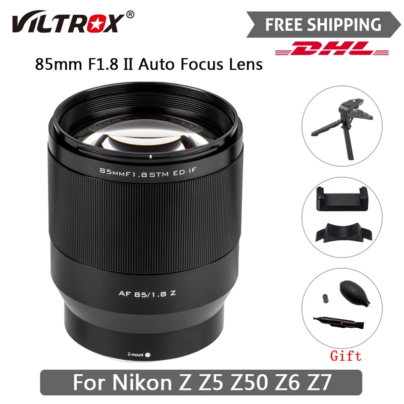 Viltrox 85 мм F1.8 для камеры Nikon крепление Z Автофокус полная Рамка фиксированный