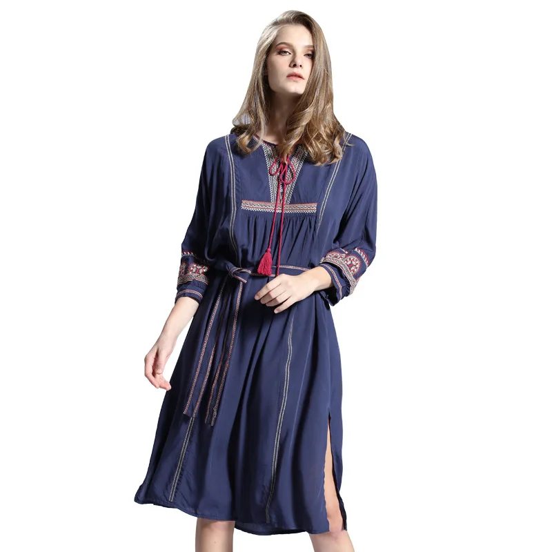 

New Women's Sling Ladies Dress National Style