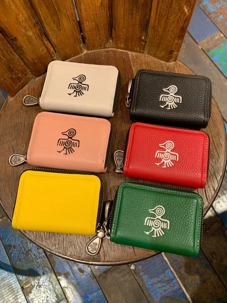 Маленький модный чехол Orabird из натуральной кожи с держателем для карт кошелек ID и