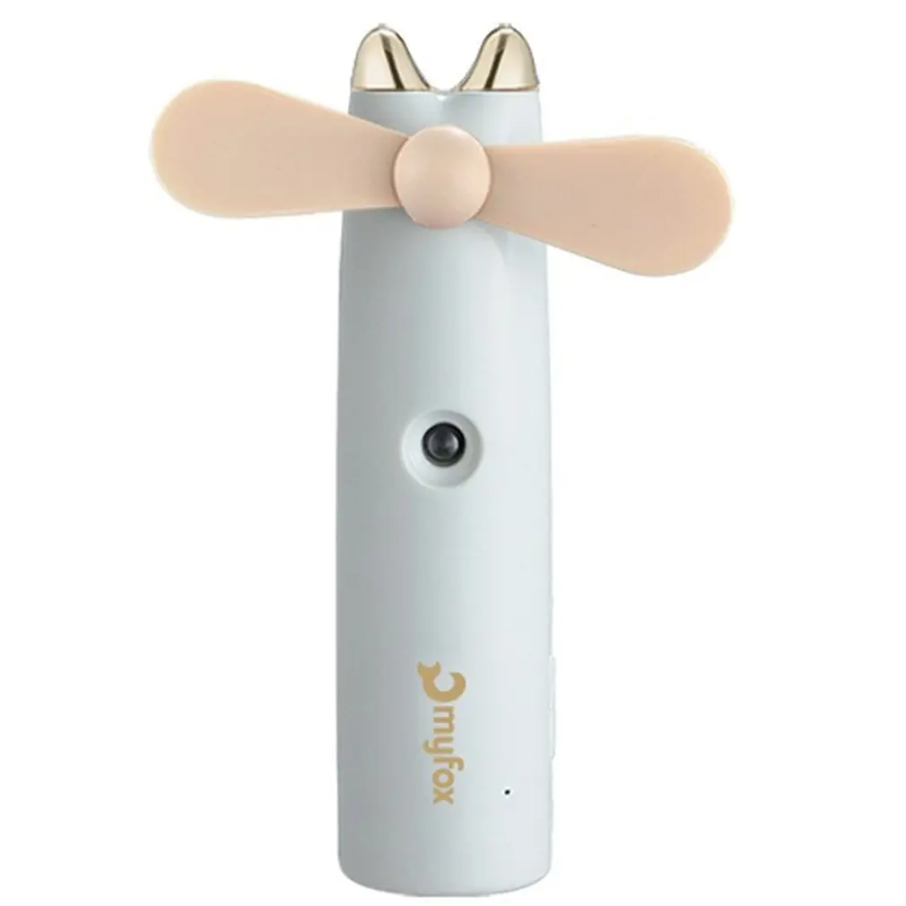 

Small Fan Hygrometer Handheld Fan Creative Student Dormitory Desktop Mini Water Spray Fan For Humidification