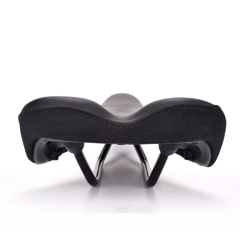 Светоотражающее амортизирующее велосипедное седло мягкая кожаная ткань Mtb