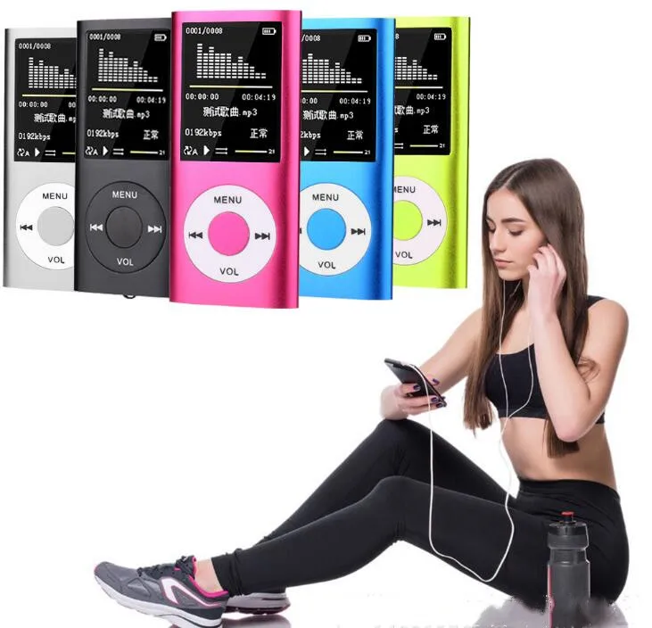 Ультратонкий 4 поколения Walkman MP4 1 8 дюймов многофункциональный HD видео разъем TF