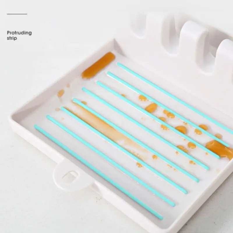 

Anti-Slip Multiple Storage Utensil Rest with Drip Pad Heat-Resistant BPA-Free