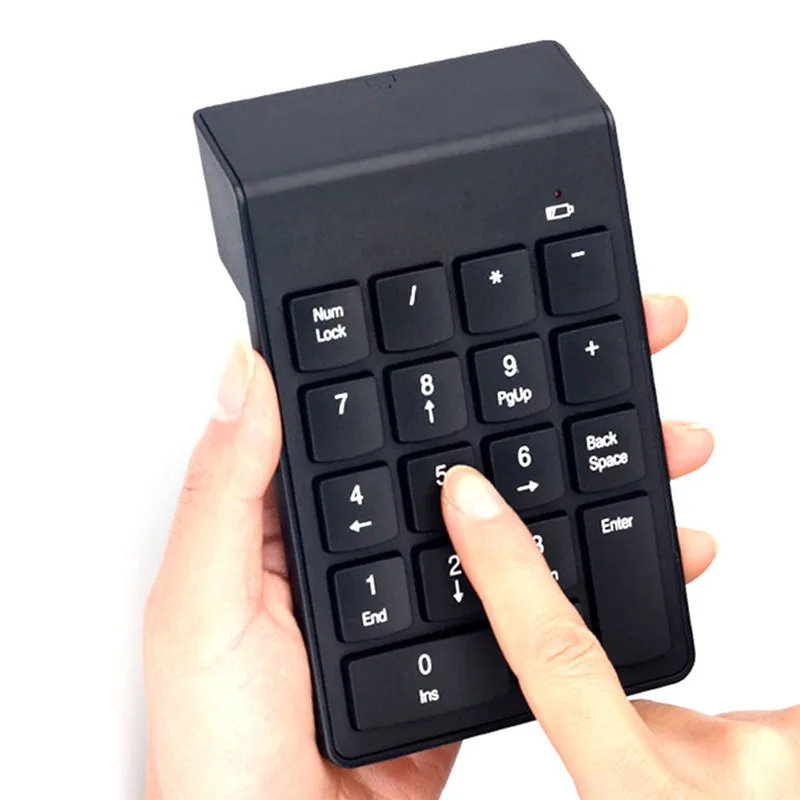 Беспроводная мини-клавиатура 2 4 ГГц USB цифровая клавиатура 18 клавиш для