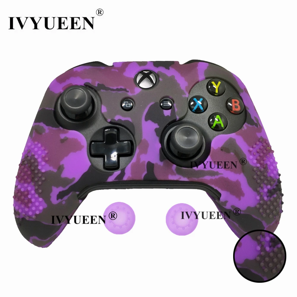 IVYUEEN, 15 цветов, силиконовый чехол для microsoft Xbox One X S, тонкий контроллер, защитный чехол с аналоговой ручкой для большого пальца