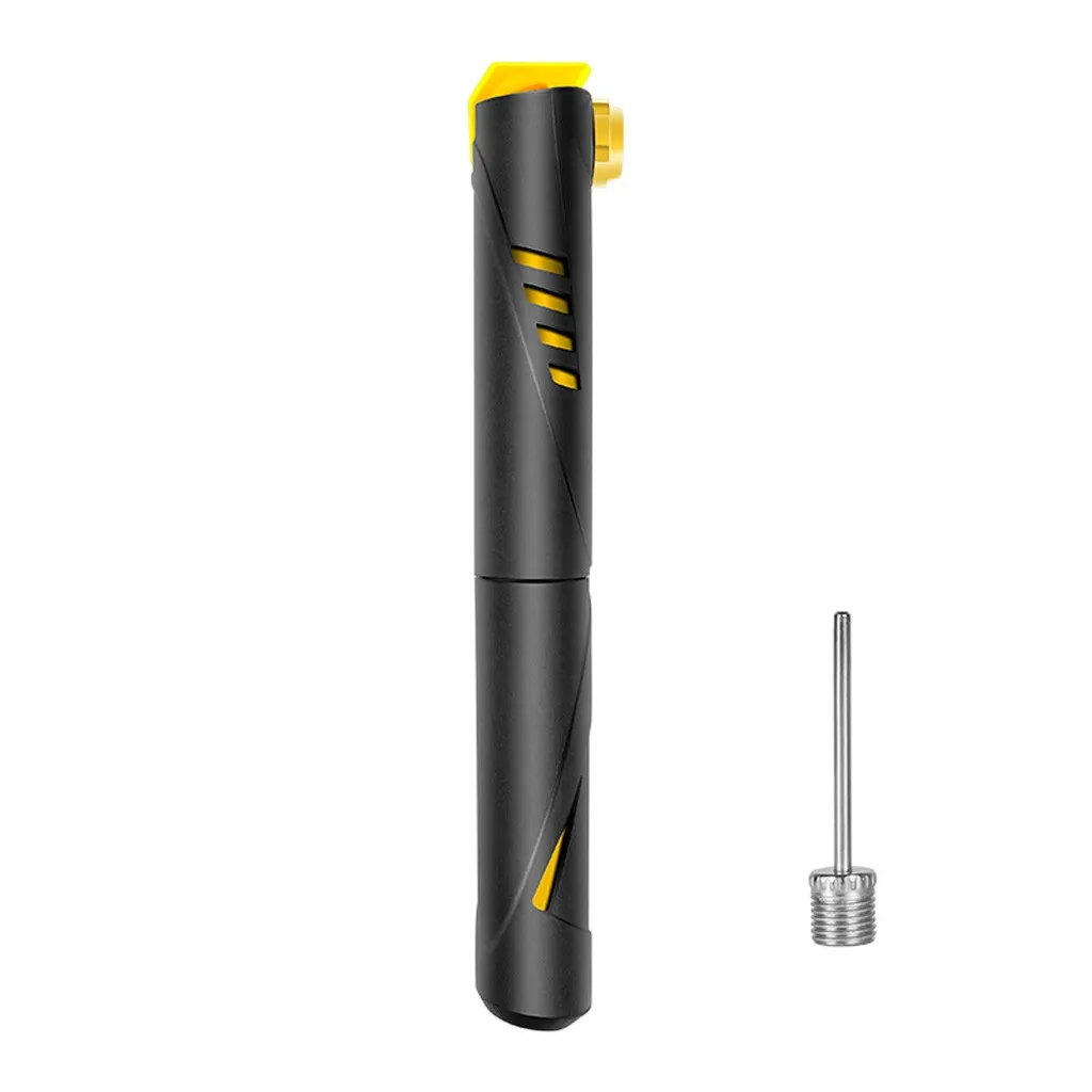 

120psi Bicycle Pump Mountain Road Bike Portable Mini Basketball Pump Retractable Riding Equipment Bicycle Accessories
