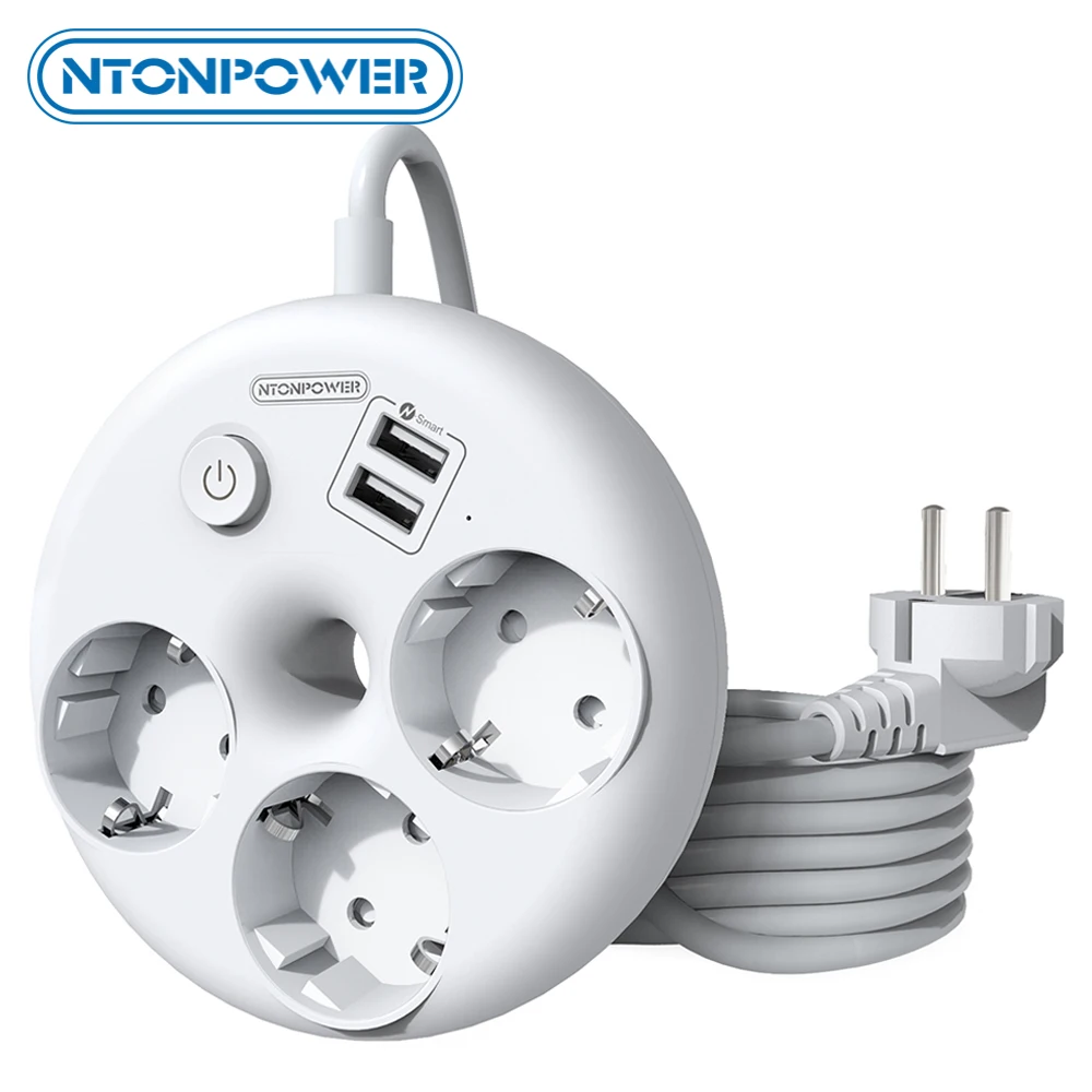 NTON POWER USB удлинитель с 3 метровым удлинителем универсальная электрическая розетка