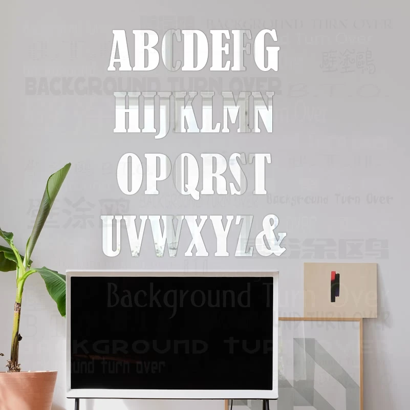 Зеркальная Настенная Наклейка s домашнее украшение для детской комнаты