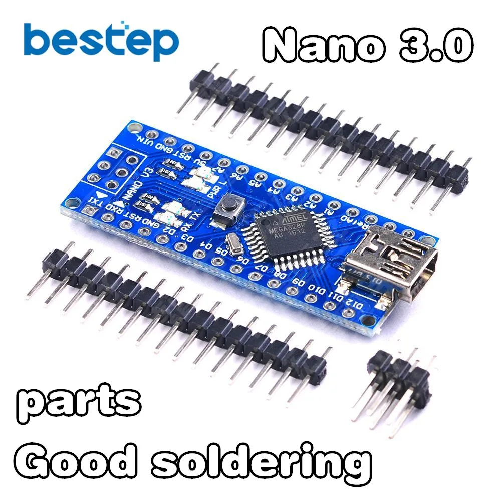 Плата для контроллера arduino Nano 3 0 Atmega328 модуль платы макетная плата без USB V3.0 |