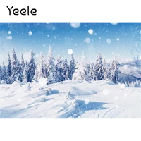 yeele winter forest photocall snow scene light bokeh photography backdrops photographic decoration backgrounds for photo studio
