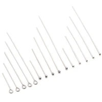 no fade 100pcslot 20 70 mm 316 stainless steel ball pins findings ball head pins for jewelry making diy supplies accessories