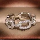 Женское кольцо из серебра 925 пробы, с цирконом
