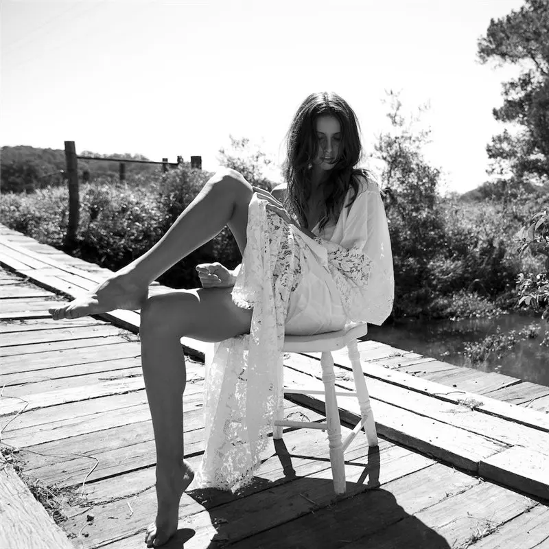 2019 Sexy See Through Patchwork women Summer Beach Wear Bikini Wrap Dress Swimwear Cover-ups Lace Tunic Swimsuit Cover Up WN847 |