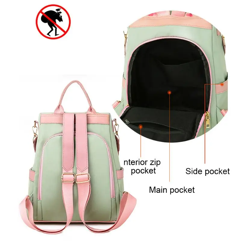 

Women Backpack Casual Oxford Rucksack Laptop Daypack Bookbag Travel Shoulder Bag for Women 2020 Student Book Bags