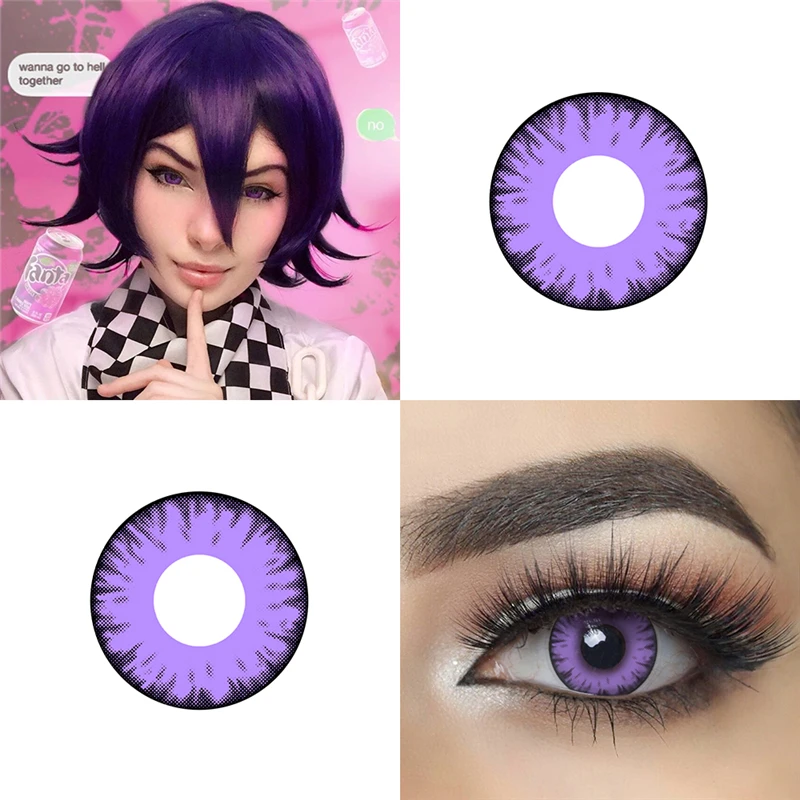 Новые 2 шт./1 пара яркие контактные линзы для косплея|Контактные линзы| |