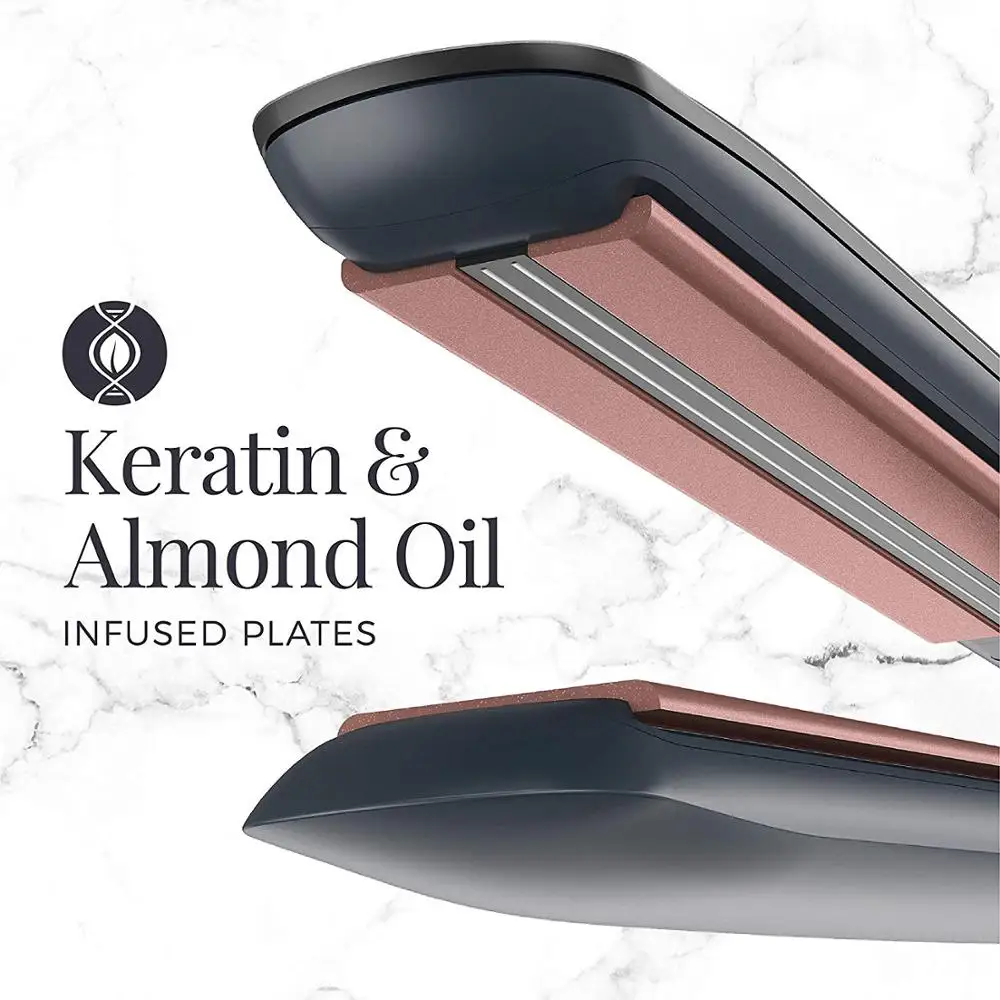 Выпрямитель для волос керамический утюжок с турмалиновым покрытием и