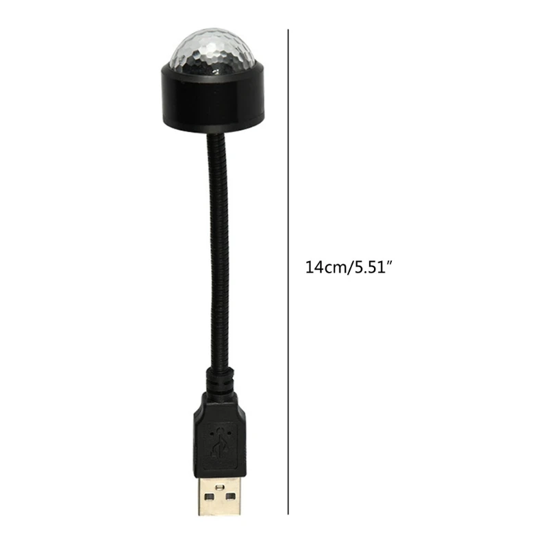 

LED Atmosphere Lamp Car Voice Control Atmosphere Light USB Car Lights Car Decoration Atmosphere Lights For Night Driving T3EF