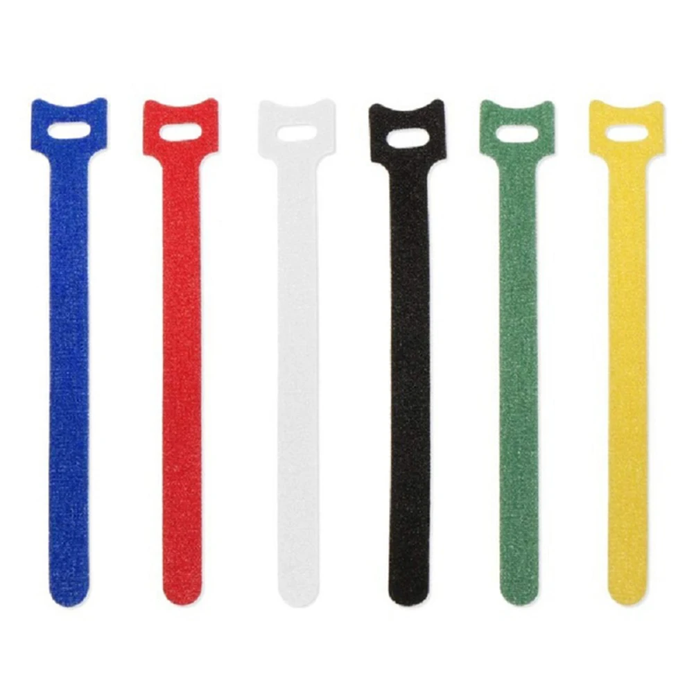 

10/30pcs Cable Ties Reusable Fastening Cable Ties Cable Straps Hook and Loop Strips Wire Organizer Cord Rope Holder forLaptop