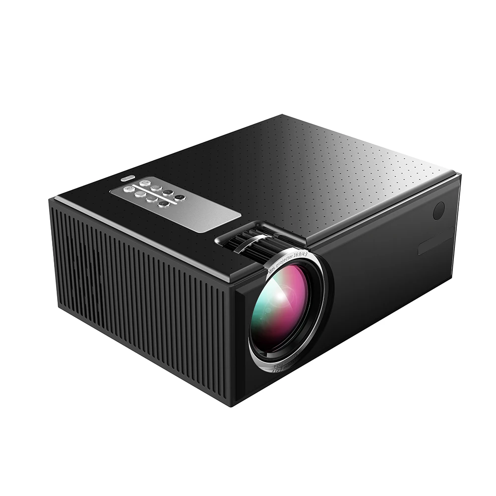 Портативный ЖК-проектор с поддержкой входного сигнала 2800 лм 1080P AV HDMI VGA USB