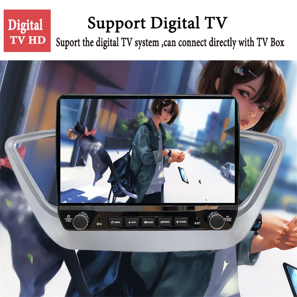 deckless 6g128g android 10 4g car radio multimedia audio player gps navigation for hyundai solaris 2 verna 2017 2018 no 2 din free global shipping