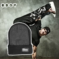 classic bboybgirl spin cap with bandage non slip wear resistant headspin beanie for training dancing breakdance hip hop hat