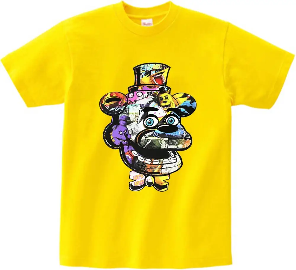 На возраст от 2 до 15 лет детская одежда с рисунком персонажей из игры пять ночей в