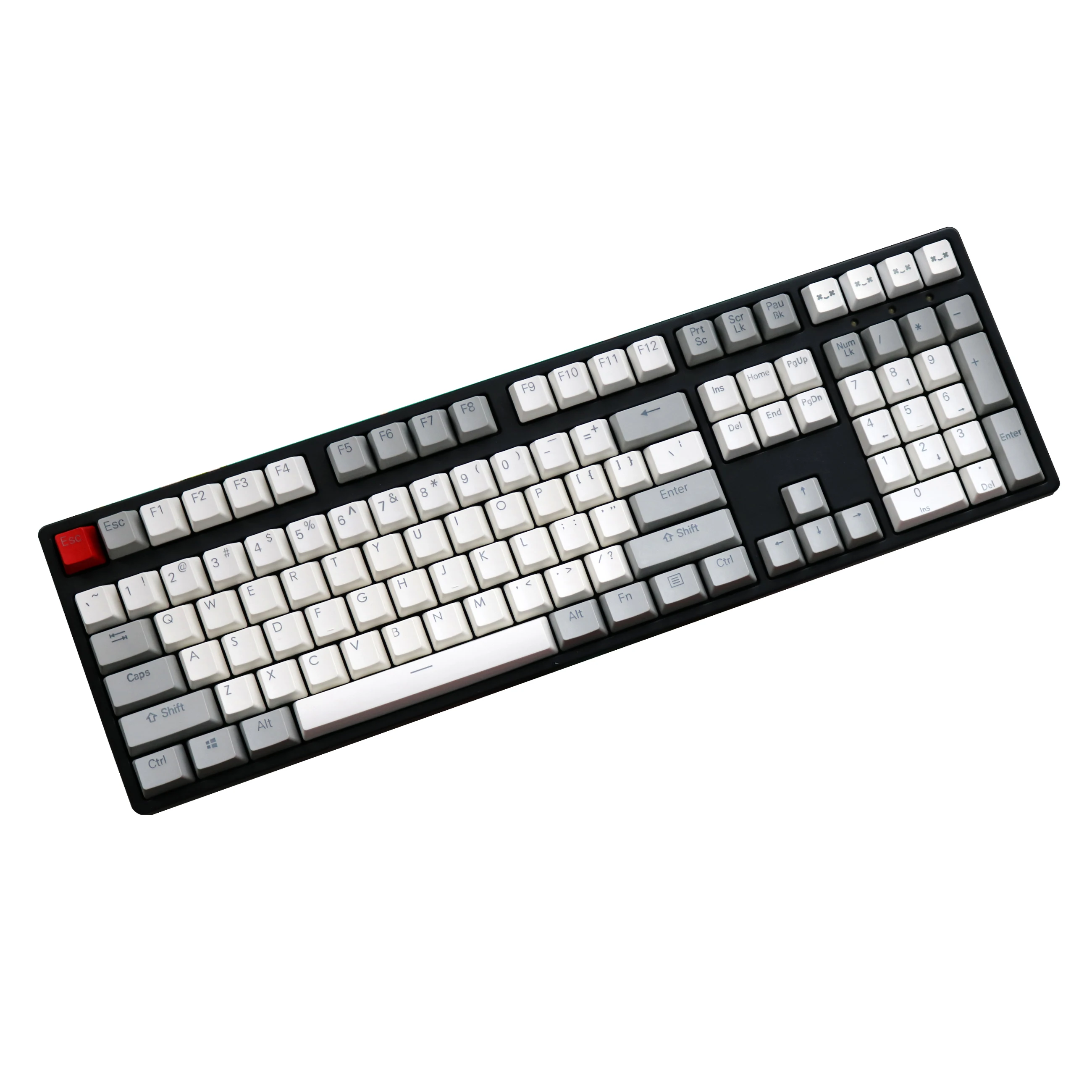 Серо белый переключатель MX профиля OEM для cherry/NOPPOO/Flick/Ikbc с двойной подсветкой 87/104