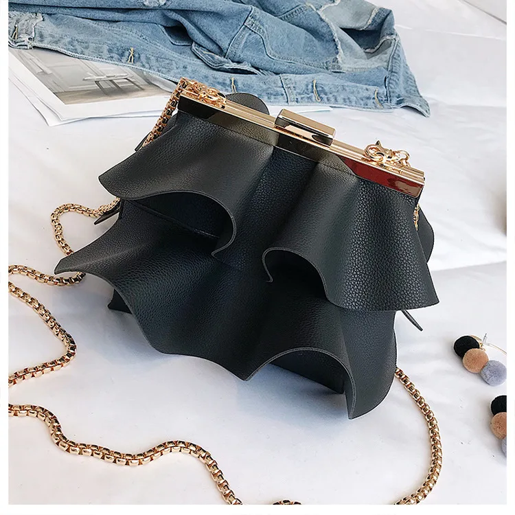 Брендовая дизайнерская женская сумка индивидуальная плиссированная юбка через