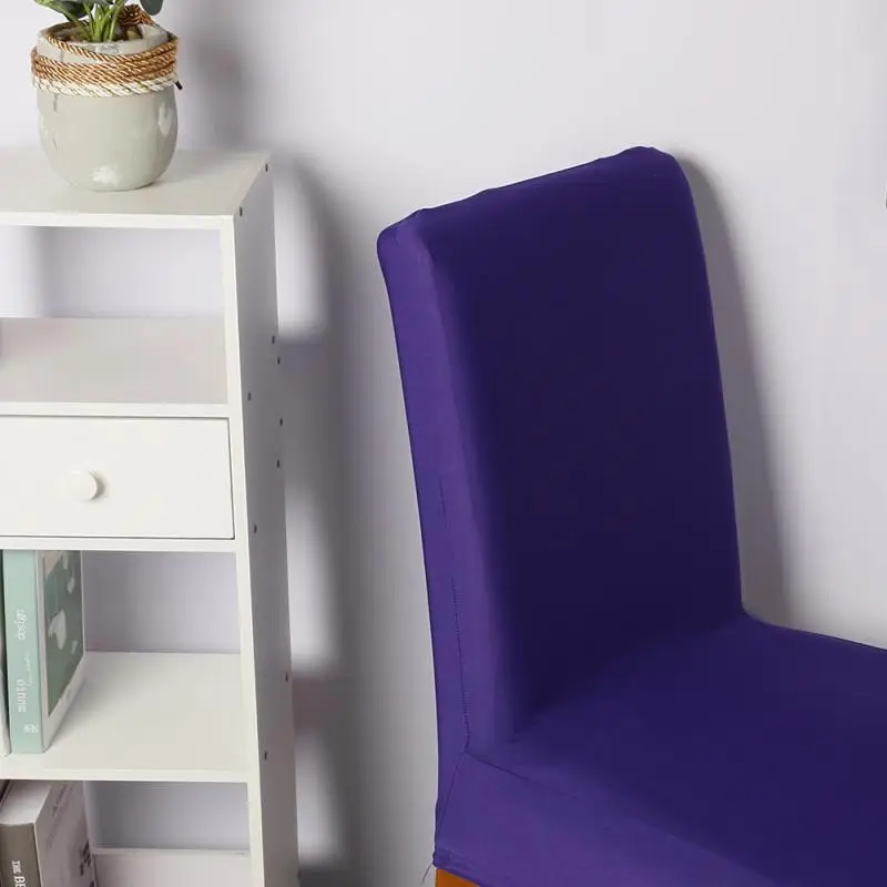 Чехол для стула из молочного шелка эластичная наполовину сумка банкета Женский