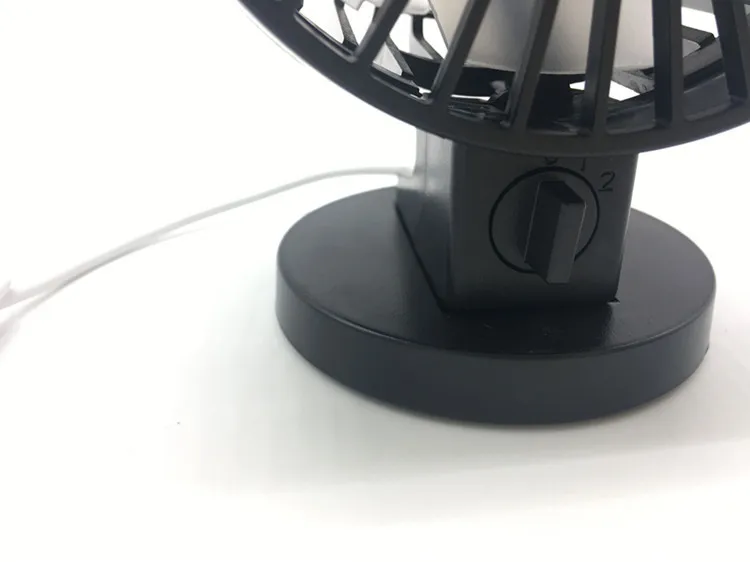 Портативный мини USB Настольный вентилятор креативный домашний офис ABS электрические вентиляторы бесшумный Настольный вентилятор с двухсторонними лопастями вентилятора