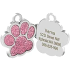 Персонализированные Dog Tag Нержавеющаясталь гравировка имени на идентификационные метки для ошейник анти-потерянный Pet кулон-табличка с именем для питбуля лабрадор