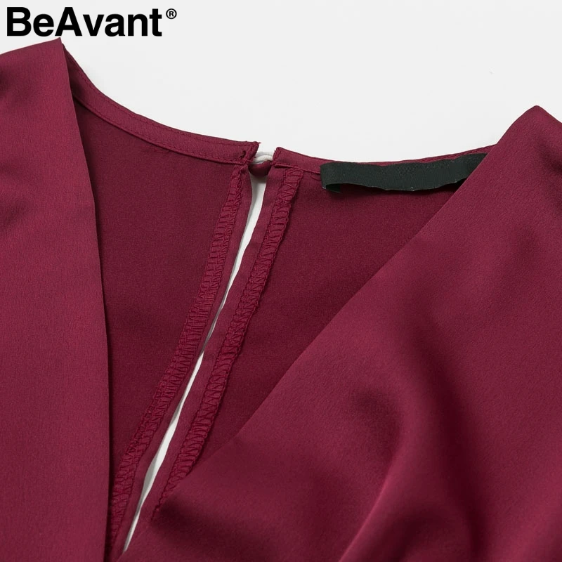 BeAvant сексуальное женское вечернее платье с v образным вырезом элегантное Пышное